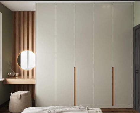 Office And Wardrobe Room Combo, Wardrobe Shutters Design Modern, Kids Wardrobe Design Modern, Wardrobe Shutters, Uk Bedroom, Guess Room, Bedroom Cabinet, Bedroom Built In Wardrobe, Modern Cupboard