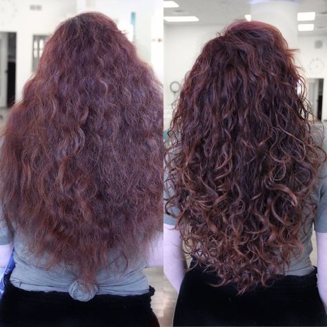 Brazilian Blowout Curly Hair, Brazillian Blowout Before And After, Brazilian Blowout Before And After Curly, Brazilian Blowout Before And After, Brazilian Blowout Hairstyles, Blowout Curls, Hot Breakfast, Night Work, Cap Decoration