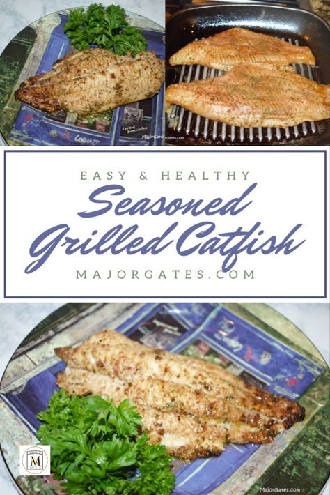 Catfish Seasoning Recipe, Grilled Catfish Recipes, Catfish Nuggets Recipes, How To Cook Catfish, Catfish Nuggets, Catfish Fillets, Fried Catfish Recipes, Grilled Catfish, Grilled Fish Recipes