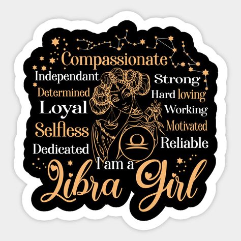 Libra Girl birthday tee is a funny birthday present tee for horoscope fans teen girls who love astrology clothing for women Great christmas or birthday present idea for born in September and October. Birthday costumes for queens who have Libra Zodiac. -- Choose from our vast selection of stickers to match with your favorite design to make the perfect customized sticker/decal. Perfect to put on water bottles, laptops, hard hats, and car windows. Everything from favorite TV show stickers to funny September Libra Women, Astrology Clothing, Astrology Knowledge, Zodiac Sign Funny, Libra October, Libra Girl, October Born, Funny Birthday Presents, Libra Woman