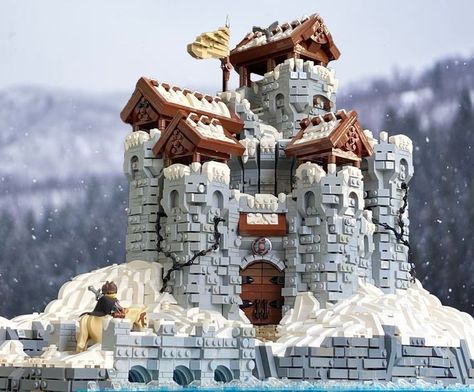 Small Fortress, Lego Dnd, Lego Hobbit, Lego Medieval, Lego Universe, Lego Knights, Big Lego, Amazing Lego Creations, Lego Craft