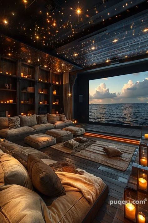 Small Theater Room, Movie Theater Room, Movie Theater Rooms, Home Theater Room Design, Home Theater Ideas, Theater Room Design, Home Movie Theater, Home Theater Room, Home Cinema Room