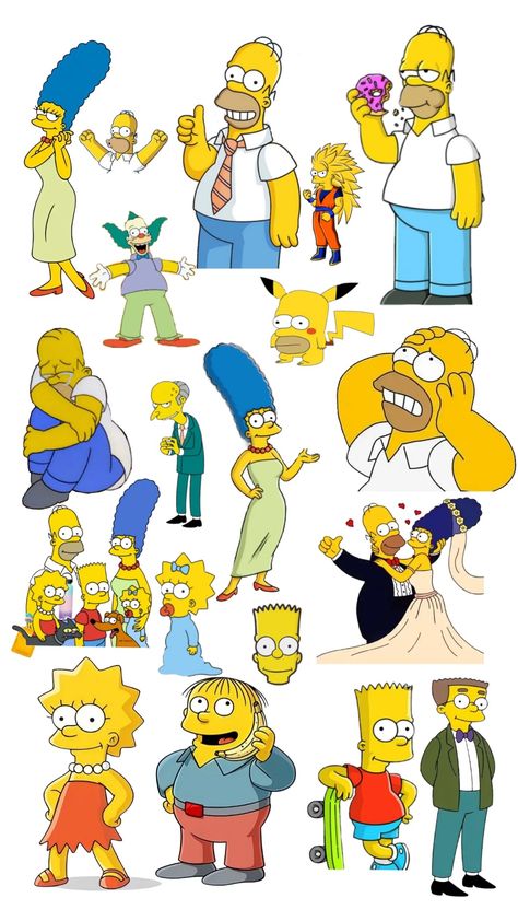 The Simpsons Stickers Printable, Stickers Printable, The Simpsons, Printable Stickers, Stickers Packs