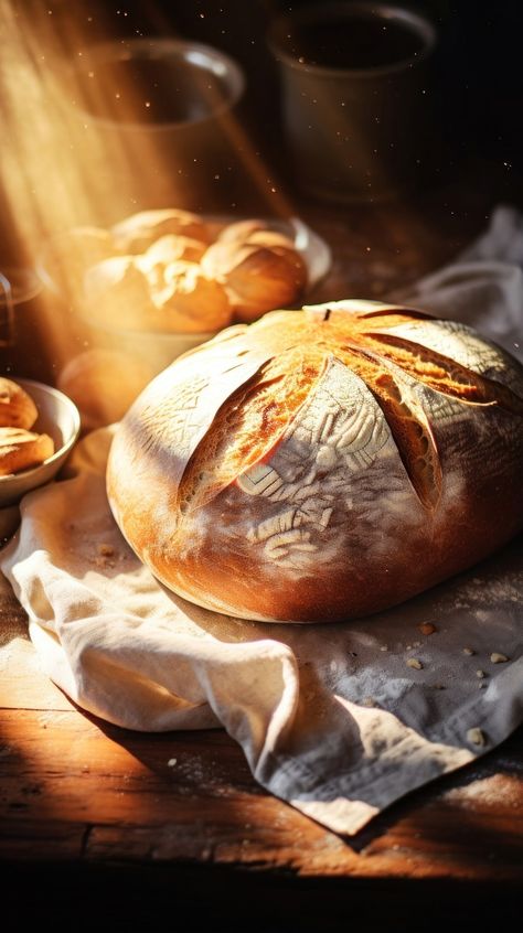 Bakery Bread Morning Bread Pictures, Bread Photos, Bread Photography, Cottage Bakery, Sunrise Coffee, Donut Dessert, Angel Images, Bakery Bread, Free Illustration