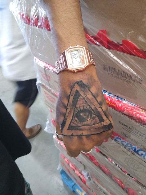 Hand Tattoo Eye Of Providence Tattoo, Providence Tattoo, Eye Of Providence, Hand Tattoo, Hand Tattoos, Tattoos, Quick Saves