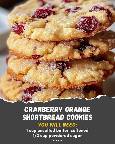 Crenn Recipes | Cranberry Orange Shortbread Cookies   | Facebook Crenn Recipes, Orange Cranberry Shortbread Cookies, Orange Cranberry Shortbread, Cranberry Orange Shortbread, Orange Shortbread Cookies, Cranberry Shortbread Cookies, Cranberry Shortbread, Orange Shortbread, Cranberry Orange Shortbread Cookies