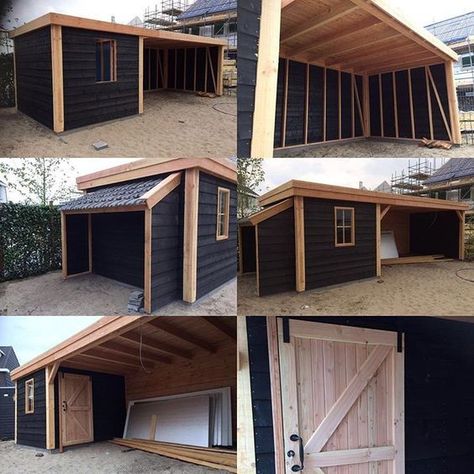 Carport With Storage, Pergola Carport, Backyard Storage, Backyard Studio, Backyard Pavilion, Backyard Sheds, Backyard Shed, Have Inspiration, Shed Design