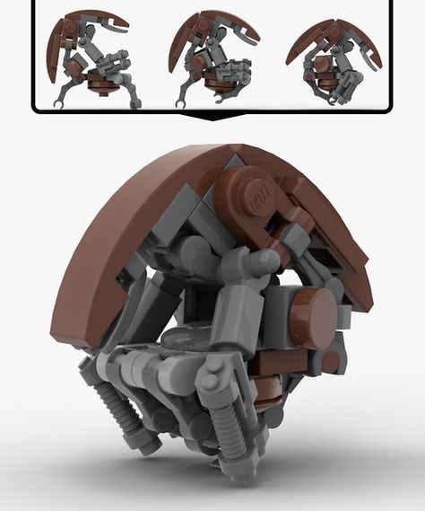 lego Droideka moc | This is my Droideka/Destroyer Droid/Roly… | Flickr B2 Battle Droid, Lego Droideka, Lego Dragon, Lego Transformers, Star Wars Minifigures, Lego Sculptures, Micro Lego, Battle Droid, Lego Custom Minifigures