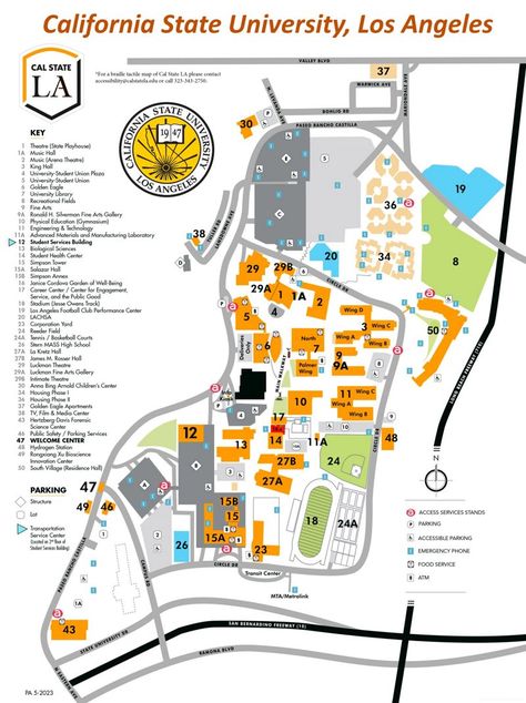 California State University, Los Angeles Campus Map Cal State La, California State University, Cal State, Campus Map, University Campus, California State, State University, Camera Roll, University