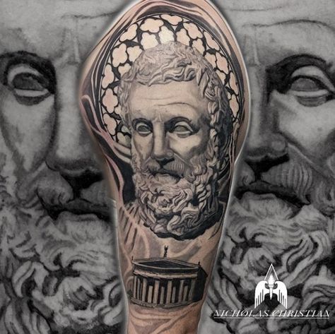 aristoteles tattoo Tatts Ideas, Musica Rock, Body Tattoos, Portrait Tattoo, Pinterest Likes, I Hope, Tattoos, Quick Saves, Design