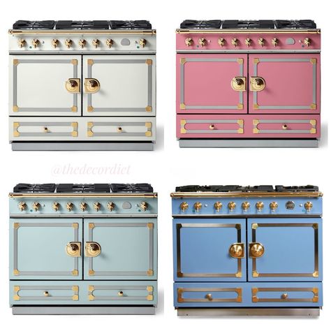 La Cornue Cornufé 110 Range, La Cornue Kitchen, Girly Kitchen, Navy Kitchen, Retro Appliances, Kitchen Improvements, Lake House Kitchen, Rustic Country Kitchens, Cottage Kitchens