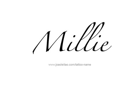 Tattoo Design Name Millie Millie Tattoo, Milo Tattoo Name, Miles Tattoo Name, Mia Name Tattoo, Millie Tattoo Name, Millie Name, Mia Tattoo Name, Cursive Tattoos, Tattoos For Women Flowers