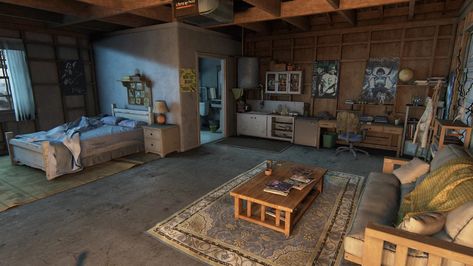 The Last Of Us Room, Apocalypse House, Unmade Bed, Apocalypse Aesthetic, Room Tour, Last Of Us, Room Aesthetic, End Of The World, Dream Room