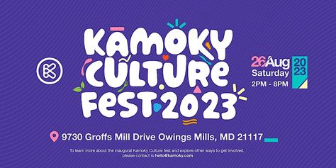 Join us for an incredible day of fun and excitement at Kamoky Culture Fest 2023! Lots of authentic ethnic foods, music, crafts and more. Music Logos, Festival Logo, Music Crafts, Music Logo, August 26, Festival Design, Logo Food, New Town, Food Festival