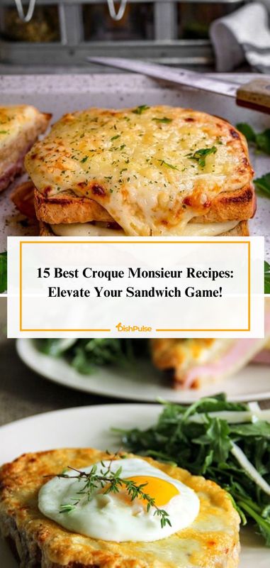 Elevate your sandwich game with the 15 Best Croque Monsieur Recipes! 🥪🧀 


#CroqueMonsieur #SandwichLovers #FrenchCuisine #GourmetDelights #DishPulse Authentic Croque Monsieur Recipe, Croque Madame Sandwich, Best Croque Monsieur Recipe, Croc Madame Sandwich, French Ham And Cheese Croque Monsieur, Croque Recipe, European Sandwiches, French Sandwiches, Croque Sandwich