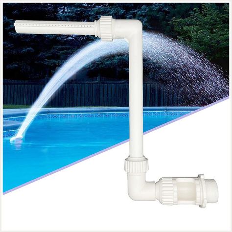 Pool Fountain Swimming Pool Sprinkler Fountain Accessories Waterfall Above In-ground Pool, Cooling Sprayer for Outdoor Garden Garden Pools, Spa Waterfall, Floating Fountain, Swimming Pool Fountains, Waterfall Pool, Swimming Pool Waterfall, Swimming Pool Decks, Pond Fountains, Pool Fountain