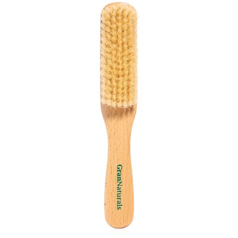 PRICES MAY VARY. Spruce up your appearance with our slick back hair brush! Made with high-quality boar bristles, it effortlessly smooths styles your hair. Say goodbye to unruly hair and hello to a sleek and polished look. Greetings, Luxurious Locks - This brush has soft, gentle bristles that provide a soothing massage to your scalp, promoting circulation and evenly distributing the natural oils, which help to nourish your hair and give it a natural shine. The Natural Choice - Show love for your Slick Back Products, Slick Back Brush, Slick Backs, Slick Back Hair, Healthy Curly Hair, Teasing Brush, Boar Bristle Hair Brush, Natural Hair Brush, Bday Wishlist