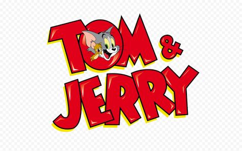 Tom And Jerry Logo, Original Background, T Shirt Logo Design, Tom Y Jerry, Shirt Logo Design, Logo Text, No Background, Tom And Jerry, Creative Logo