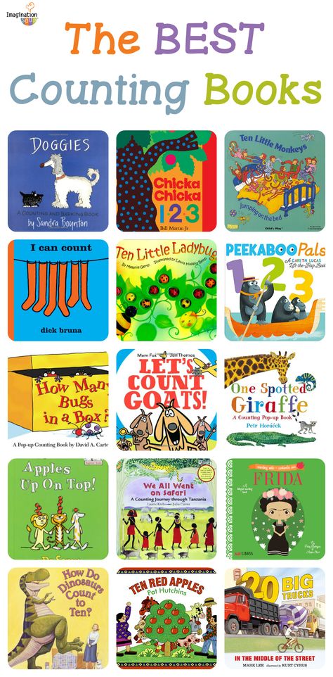 25 of the best counting and number books for kids Prek Centers, Books For Preschoolers, Counting Books, Prek Math, Trade Books, Teacher Products, Math Counting, Read Alouds, Kids Imagination