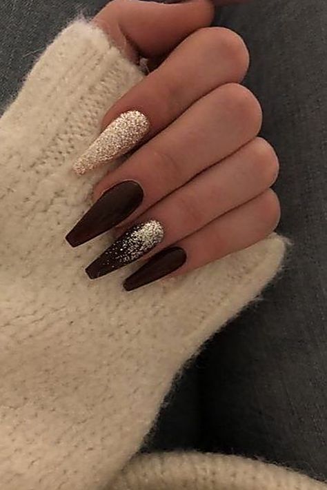 Acrylic Nails - Psst: Whatever you are looking for, buy it from here NOW!! Black Coffin Nails, Winter Designs, Winter Nails Acrylic, Nails Winter, Designs Nail, Halloween Nail Designs, Acrylic Designs, Nails Coffin, Healthy Nails