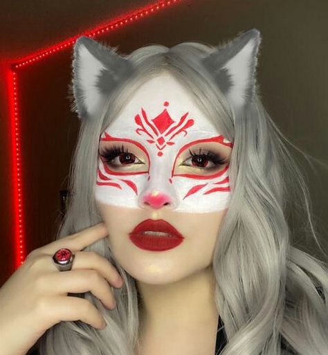 Cat Mask, Mask, Makeup, Hair, Anime, On Instagram, Instagram, Make Up