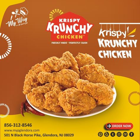 Krispy Krunchy Chicken Order Now:- https://mypglendora.com/menu . . #krispykrunchychicken #wings #hotwings #coldwings #bonelesschicken #meatbal #meatsub #blt #grilledcheese #meat #grilledchicken #lunch #breakfast #delicious #foody #deliciouswings #myway #deli #grill #glendora #newjersy Krispy Krunchy Chicken, Ayam Krispi, Hot Wings, Boneless Chicken, Grilled Cheese, Grilled Chicken, Fried Chicken, Diet Recipes, Grilling