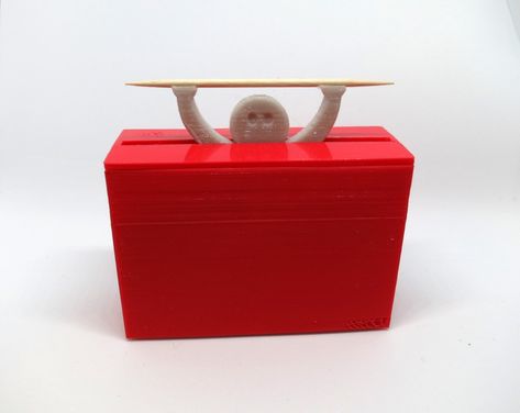 Funny toothpick dispenser by shusy - Thingiverse Toothpick Dispenser, Love Tips, Toothpick, Covered Boxes, Cavities, Dinner Table, A Smile, Zen, Tool Design