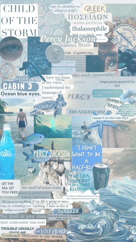 Posiden Wallpaper Aesthetic, Posiden Aesthetic Greek Mythology, Percy Jackson Aesthetic Blue, Poseidon Cabin Aesthetic, Pjo Backgrounds, Percy Jackson Wallpaper Aesthetic, Percabeth Wallpaper, Chb Aesthetic, Pjo Wallpapers