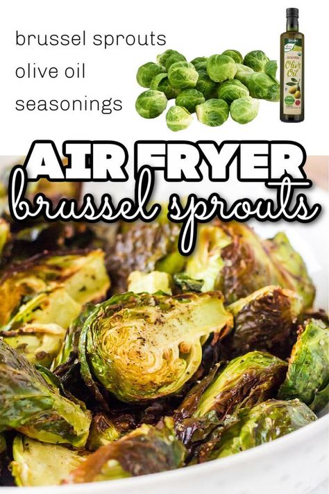 Air Fryer Brussel Sprout Recipes, Side Dishes Air Fryer, Christmas Recipes Sides, Thanksgiving Vegetarian, Air Fryer Brussels Sprouts, Quick Dinner Options, Traditional Thanksgiving Recipes, Sprouts Recipe, Christmas Recipes Easy