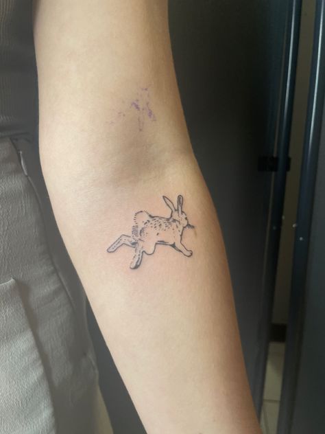 Rabbit Tattoo Placement, Runaway Bunny Tattoo, Tattoos Rabbit, Runaway Bunny, Tramp Stamp Tattoos, Rabbit Tattoo, Rabbit Tattoos, Tramp Stamp, Tattoo Placement