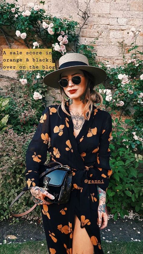 Sammi Jefcoate, Look Rock, Mode Boho, Mode Inspiration, Spring Summer Outfits, Outfits Casuales, Look Fashion, Boho Outfits, Orange Black