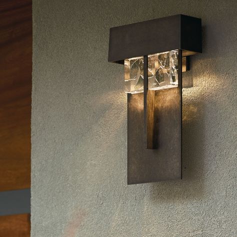 302517D-07-YP501 (thumb 4) Hubbardton Forge Lighting, Bulkhead Light, Hubbardton Forge, Outdoor Sconces, Barn Lighting, Outdoor Wall Lantern, Outdoor Hanging Lights, Glass Blocks, Luxury Lighting