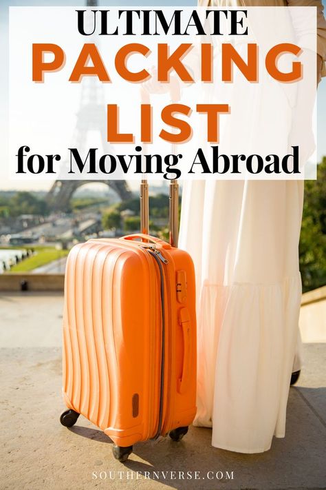 Packing List For Moving, Overseas Packing List, Laptop Pictures, Abroad Packing List, Move To Canada, Moving Hacks Packing, Packing Essentials List, Ultimate Packing List, Moving Abroad