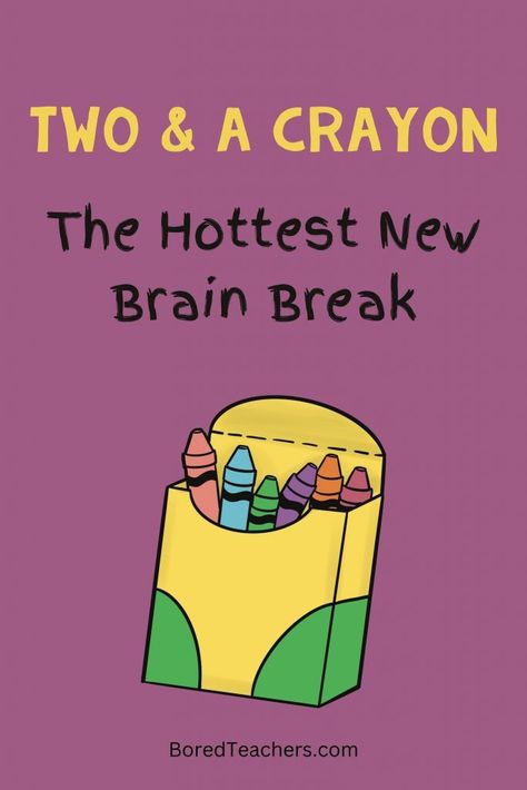 3rd Grade Learning Games, Brain Breaks For 3rd Grade, Behaviour Classroom Ideas, Two And A Crayon, Classroom Discussion Activities, Class Brain Breaks, Fun Teacher Ideas, Classroom Buddies Activities, Second Grade Learning Games