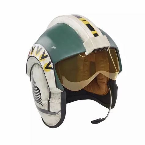 Wedge Antilles' X-Wing Helmet Wedge Antilles, Pilot Helmet, Logo Marvel, X Wing Fighter, Star Wars Episode Iv, Evil Empire, Big Battle, Star Wars Black Series, Star Wars Comics