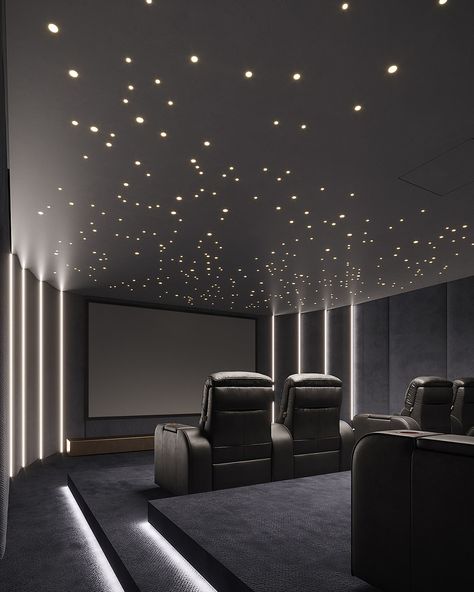 IQ-122-LA :: Behance Home Cinema Room, Home Theater Rooms, Theatre Room, Cinema Room, Movie Room, Room Lighting, Entertainment Room, Home Cinemas, Media Room