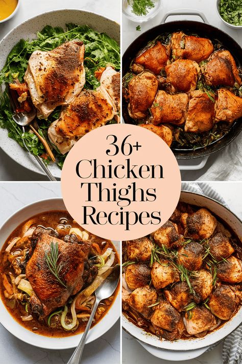 36+ Quick and Delicious Chicken Thigh Recipes to Make Tonight! Perfect for Busy Weeknights!

Satisfy your dinner dilemma with quick and tasty chicken thigh recipes that are perfect for busy weeknights. These meals are easy to prepare and bursting with flavor. Enjoy simple ingredients like garlic soy sauce lemon herbs and spices for a delightful family feast. Your taste buds will thank you! https://foodeau.com/chicken-thighs-recipes Chicken Thigh Lunch Ideas, Boiled Chicken Thigh Recipes, Chicken Thigh Cutlet Recipes, Chicken Thigh Tomato Recipe, Chicken Thigh Recipes Asian, Chicken Thigh Meals, Roast Chicken Thigh Recipes, Chicken Thigh Dinner, Best Chicken Thigh Recipe