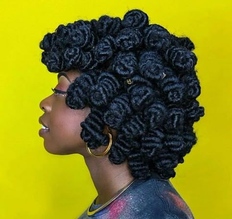 YES Locs Female Locs, Loc Petals, Pretty Locs, Loc Goals, Lock Styles, Bantu Knot Hairstyles, Bantu Knot, Bantu Knot Out, New Natural Hairstyles