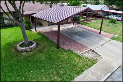 Carport Addition, Carport Ideas, Diy Carport, Carport Patio, Carport Kits, Steel Carports, Pergola Carport, Car Port, Metal Carports