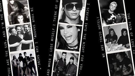 Filmstrip quote Tokio Hotel laptop/pc wallpaper. Tokio Hotel Wallpaper, Hotel Wallpaper, Wallpaper Macbook, Pc Wallpaper, Tokio Hotel, Laptop Wallpaper, Macbook, Laptop, Wallpapers