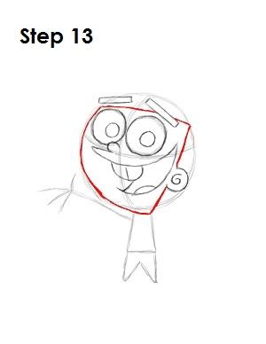 Draw Timmy Turner Step 13 How To Draw Timmy Turner, How To Draw Ears, Disney Character Drawings, Timmy Turner, Fairly Oddparents, The Fairly Oddparents, Character Drawings, Fairly Odd Parents, Draw Easy