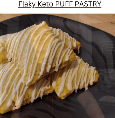 Flaky Keto PUFF PASTRY - EASY KETO RECIPES Fried Puff Pastry, Keto Puff Pastry, Keto Strawberry Cream Cheese, Keto Pastry, Puff Pastry Ingredients, Keto Cream, Easy Keto Recipes, Strawberry Cream Cheese, Puff Pastry Recipes