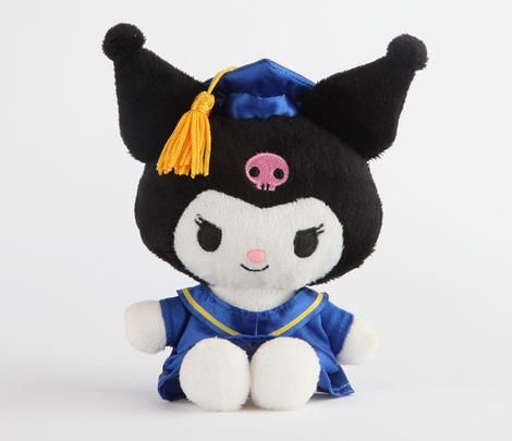 Kuromi 5" Mascot Plush: Graduation 2014 Kuromi Plush, Sanrio Store, Fancy Bows, Sanrio Kuromi, Sanrio Characters, Baku, 귀여운 동물, Plush Dolls, Exquisite Design