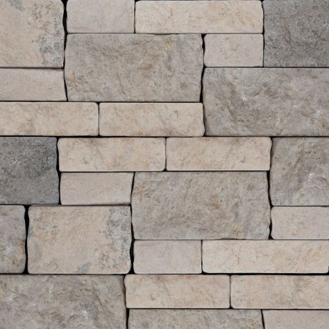 Bring a layer of depth into your style and design with these beautiful tumbled ledgers. Available in limestone and marble, these will add an essence of nature into any area especially for outdoor spaces. Exterior Stone Ideas, Bedrosian Tile, Limestone Veneer, Stove Hearth, Surrey House, Wood Stove Hearth, Bedrosians Tile, Fireplace Stone, Tan Stone