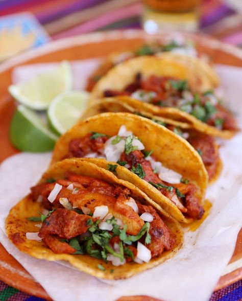 Treat the holiday as an excuse to indulge in this satisfyingly hearty recipe. Adobada Recipe, Carne Adobada, Cooked Pineapple, Colombian Cuisine, Jessica Seinfeld, Boneless Pork Shoulder, Pork Fillet, Taco Recipe, Mexican Cooking