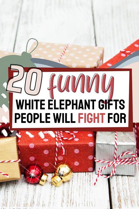 Funny White Elephant Gift Ideas, Funny White Elephant Gifts, Elephant Gifts Christmas, White Elephant Ideas, Yankee Swap Gift, Yankee Swap, White Elephant Gift Ideas, Elephant Gift Ideas, Elephant Game