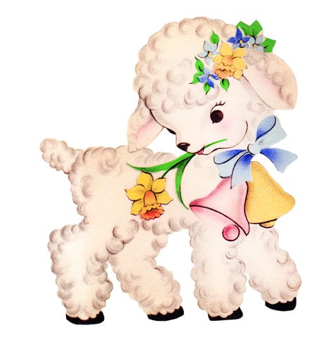 Vintage Baby Clip Art | Free Vintage Baby Lamb Clipart Timmy Time, Vintage Easter Cards, Religious Christmas Cards, Easter Lamb, Baby Lamb, Easter Clipart, Baby Clip Art, Clip Art Vintage, Free Graphics