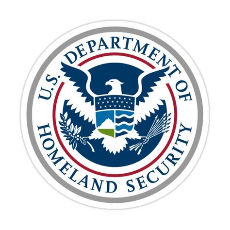 Decorate laptops, Hydro Flasks, cars and more with removable kiss-cut, vinyl decal stickers. Glossy, matte, and transparent options in various sizes. Super durable and water-resistant. The official logo of the Department of Homeland Security. Security Logo, Anti Government, Online College, Homeland Security, The Agency, Aliens, Cryptocurrency, Government, Vinyl