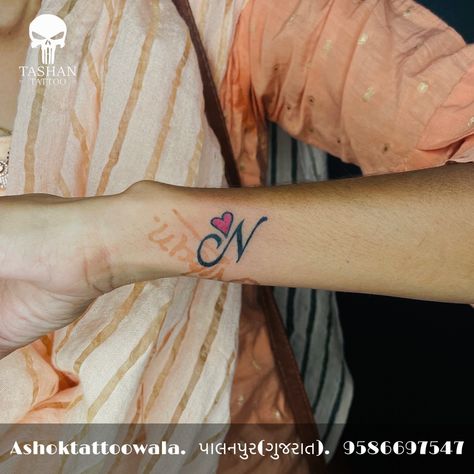 TashanTattoo
AshokTattooWala
S.20. Tirupati plaza
Opp. New bus stand
Near gd modi collage
Palanpur (gujrat)
9586697547
9687533310 N Initial Tattoo, N Letter Tattoo, N Tattoo, N Initial, Mark 10 9, N Letter, Tattoo Logo, Letter Tattoo, N Logo