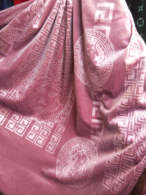 Versace Fabric, Versace Designer, Lion Head, Casual Clothing, Fabric Swatches, Velvet Fabric, Emboss, Alexander Mcqueen Scarf, Balenciaga